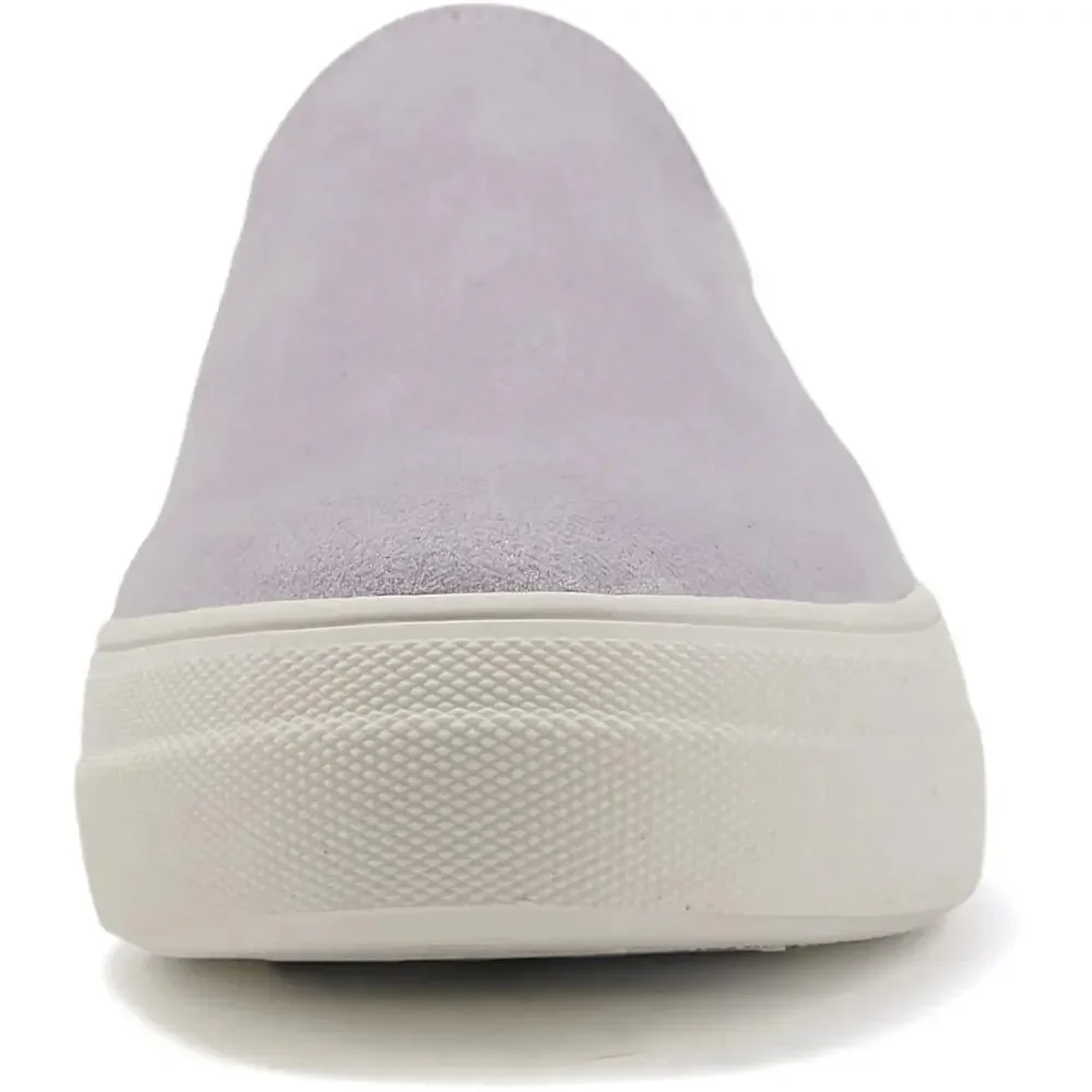 Women’s Platform Slip On Sneakers Lavender Loafers Soda Hike-G Size 6.5 - Picture 3 of 5